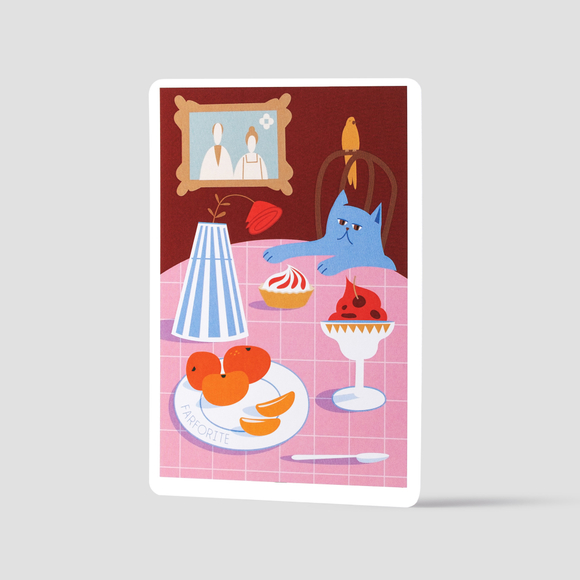 Открытка подарочная Farforite «Праздничный стол» в конверте