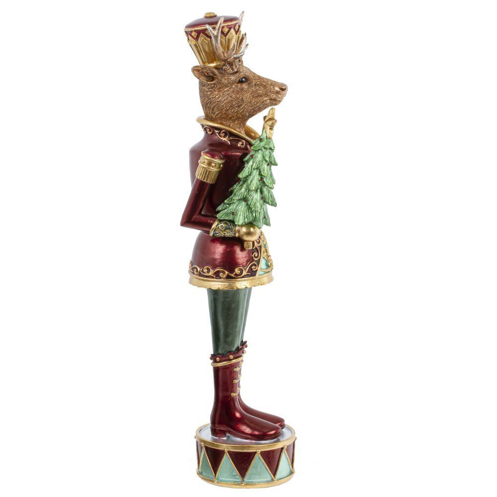 GAEM Фигурка декоративная "Солдатик-олень", L11 W9 H41 см