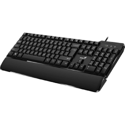 Клавиатура Клавиатура Genius Smart KB-100XP, USB Black (классическая раскладная, SmartGenius, влагоустойчивая, клавиш 104, провод 1,5 м, USB) [31310050402]