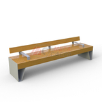 Скамейка Терон с подлокотниками