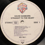 David Sanborn - Straight To The Heart (Германия 1984г.)