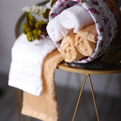 Набор полотенец 6шт 30x30 Arya home Garden желтый