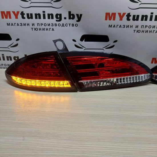 Задние фонари Seat Leon 2 red white led