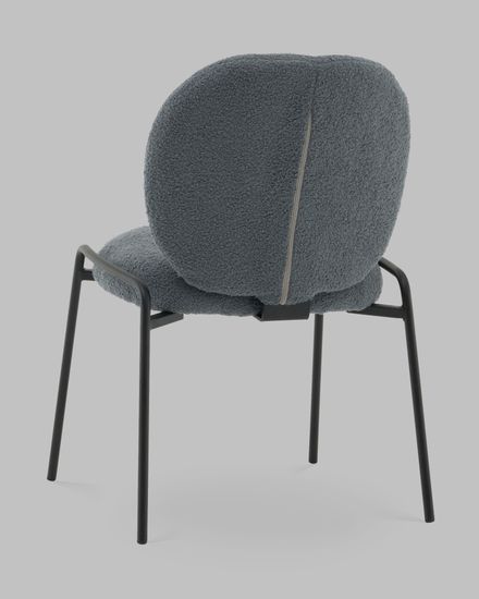 Стул Molly букле темно-серый