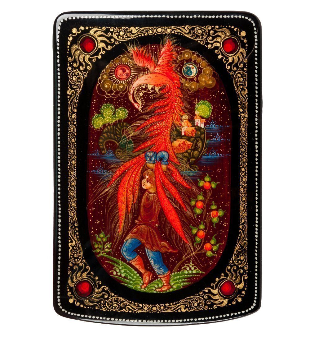 ШК-30/ 49 Шкатулка «Жар-птица» Мухин С.