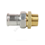 Муфта разъемная сталь нерж AISI 316L Дн 42х1 1/2" Ру16 пресс/НР Inoxpres RM 184042002