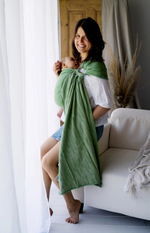 Слинг с кольцами «Перышки льняные»