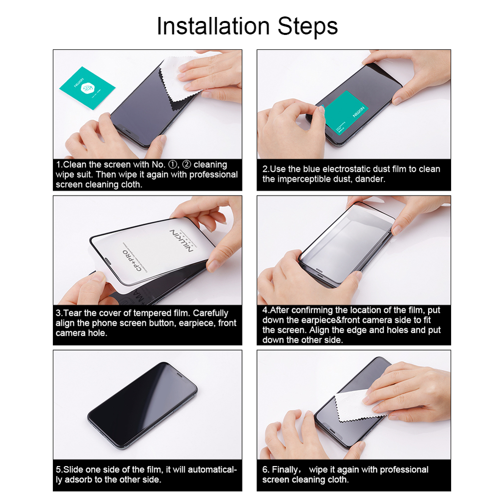 Защитное закаленное стекло от Nillkin для OnePlus 13T и 13S, серия CP+PRO Anti-Explosion Glass Screen Protector