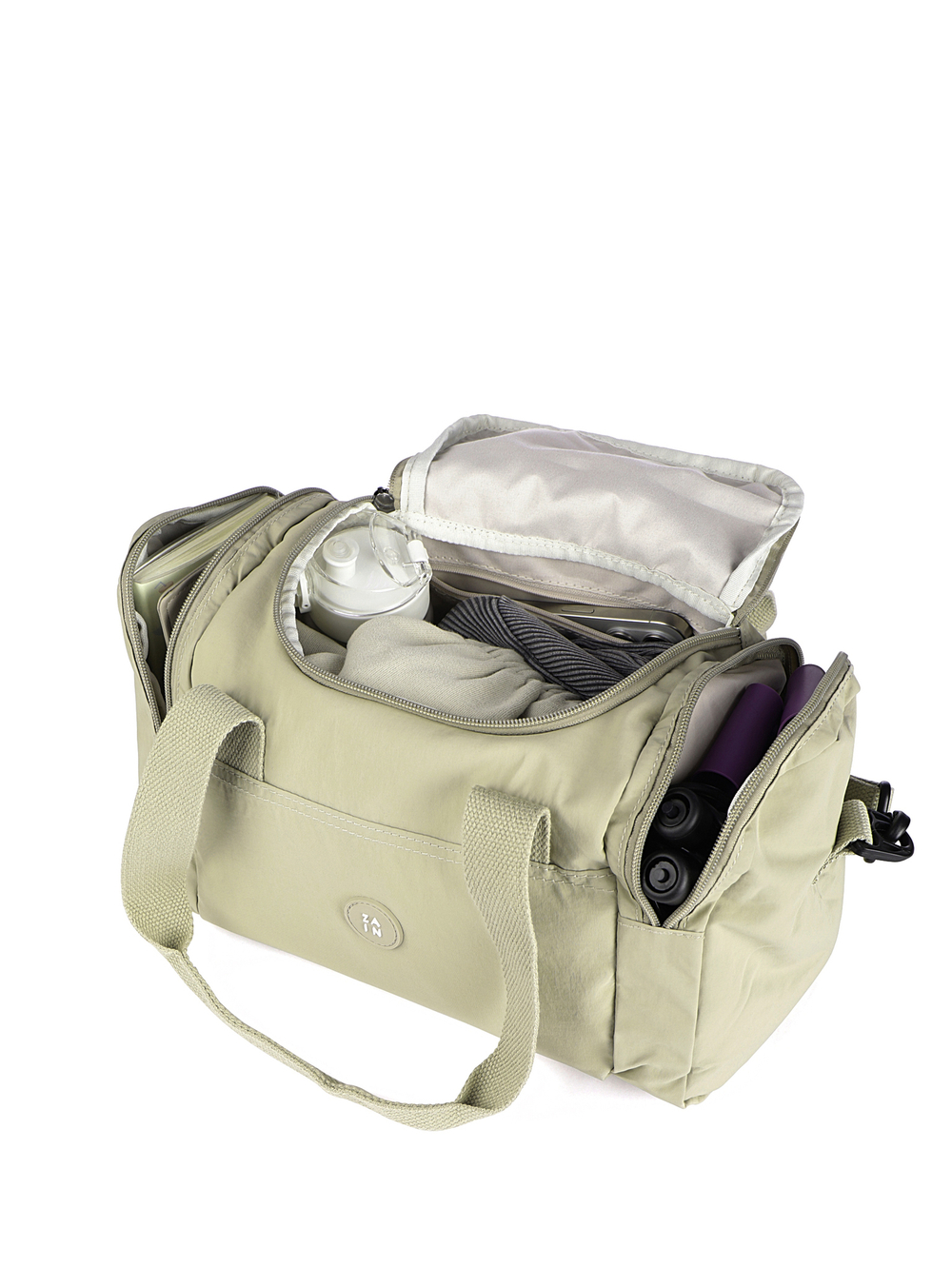 Сумка спортивная 1158 "ZAIN mini duffle" Бежевый