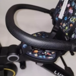 Трехколесный велосипед Luxmom 368 3 колесный складной (жёлтый,космос)