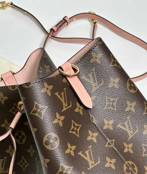 Сумка Louis Vuitton Neonoe MM (розовая фурнитура)