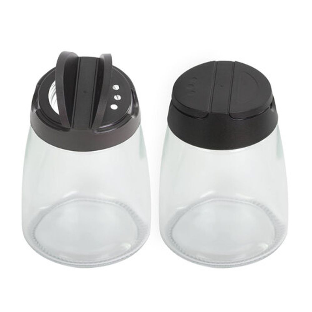 Набор для специй 2х150 мл, MAXI, солонка + перечница, стекло/пластик, WEGLA (ВЕГЛА), 700228