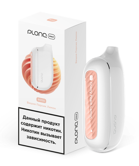 ОЭС (М) Plonq Max 6000 Вишня Персик Лимон