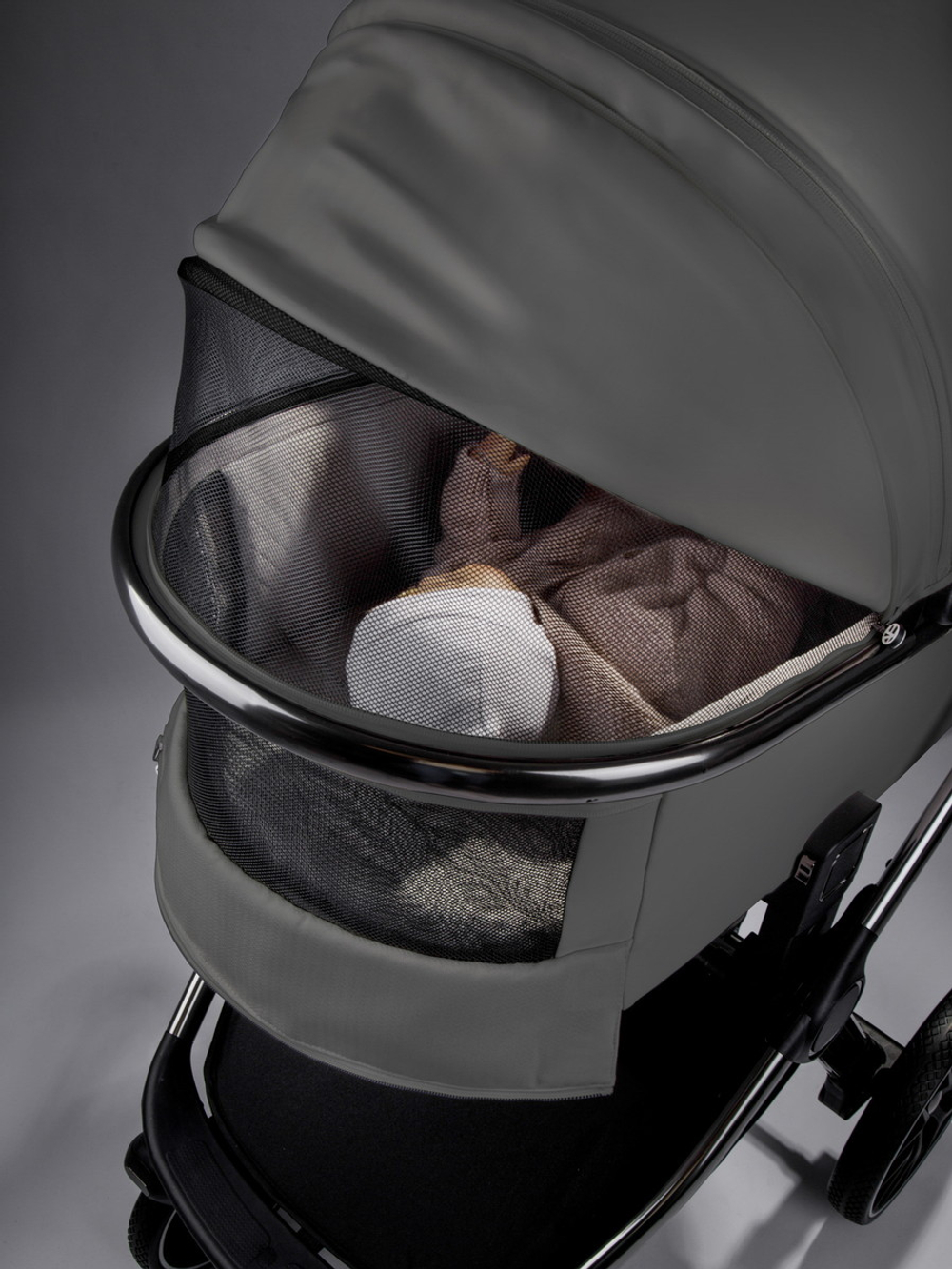 Детская коляска AmaroBaby Motus Premium Ecco 3 в 1 серый