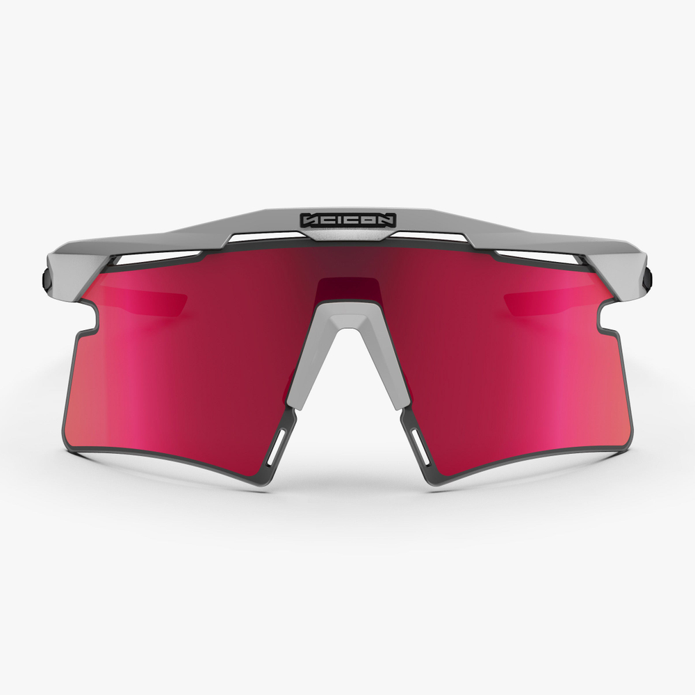Спортивные очки c диоптриями Scicon Aeroshade 2.0 Titanium Sunglasses White Matt Multi Mirror Sunburst + Pink