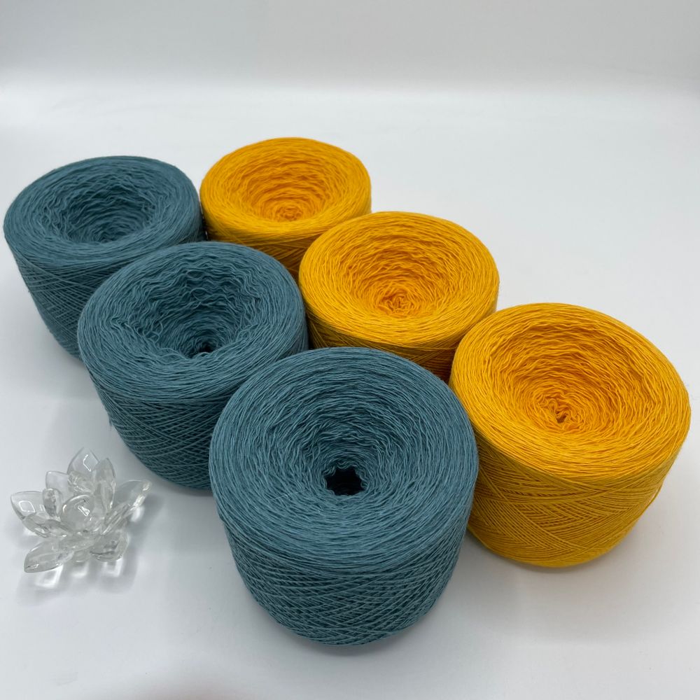 Набор № 2 KAPLANLAR 50% шерсть ягненка 25% вискоза 25% полиамид (600 гр)