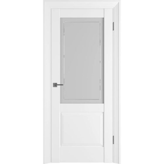 Цена на Межкомнатная дверь ПЭТ Witon 02W White остеклённая Купить Межкомнатная дверь ПЭТ Witon 02W White остеклённая