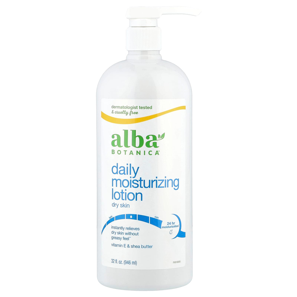 Alba Botanica, Увлажняющий лосьон для ежедневного применения, для сухой кожи, 946 мл (32 жидк. Унции)