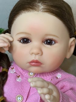 Кукла Реборн виниловая 55см в пакете (FA-314)