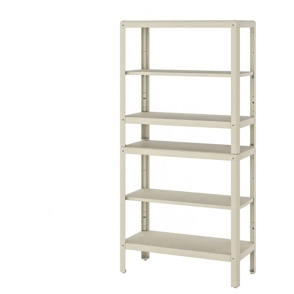 Стеллаж - IKEA KOLBJÖRN/KOLBJORN, 80х35х162 см, оцинкованная сталь, КОЛБЬЕРН ИКЕА