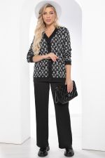 Костюм "Мгновение весны" (черно-белый) К8472 LT Collection (Акция)