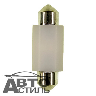Светодиод 12V T11x41 WHITE GANBUS Ceramic   (салон) 11014/Y0016-41