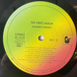 Винтажная виниловая пластинка LP Modern Talking Модерн Токинг The 1st Album Первый Альбом (Japan 1985) (Obi) You're My Heart, You're My Soul