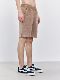 Шорты garment dyed (бежевый)