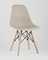Eames Style DSW бежевый пластик, стальной каркас, натуральный массив бука