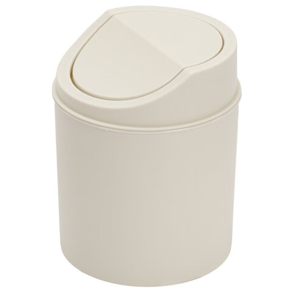 Контейнер, урна, ведерко для мусора НАСТОЛЬНОЕ, 2,4 л, 165x135 мм, белый, BOOMHOUSE (БУМХАУС), 238897