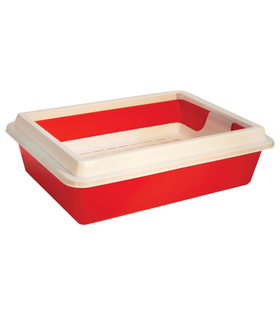 Туалет для кошек "КИС" глубокий с рамкой+ сетка 11091