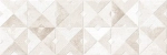 Настенная плитка ALMA Ceramica TWA11MAS014 Mars 60x20 белая / бежевая матовая под геометрию
