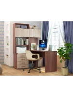 Стол компьютерный угловой с ящиками 138,4х57х187 см