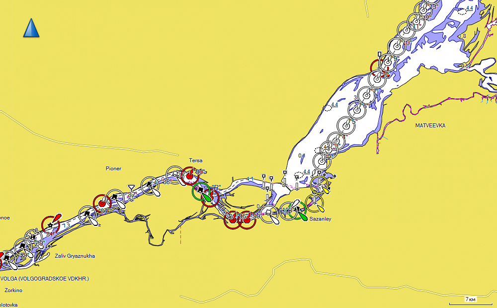Карта GARMIN КАСПИЙСКОЕ МОРЕ, УЛЬЯНОВСК, ОРСК g3 HXEU069R