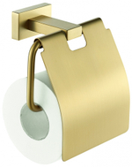 5009-S Держатель для туалетной бумаги с крышкой (Мат. Золото) ViEiR  (40/1шт)
