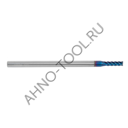 Фреза твердосплавная   4мм (L=75, l=15, хв=4) Z4 45° по закаленной стали BRHM-4EL-D4.0 HRC65 AHNO