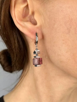 Серьги бижутерия из муранского стекла