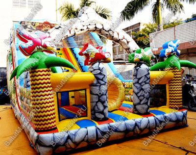 Коммерческий надувной батут "Солнечный остров" 7.5*5*5 м