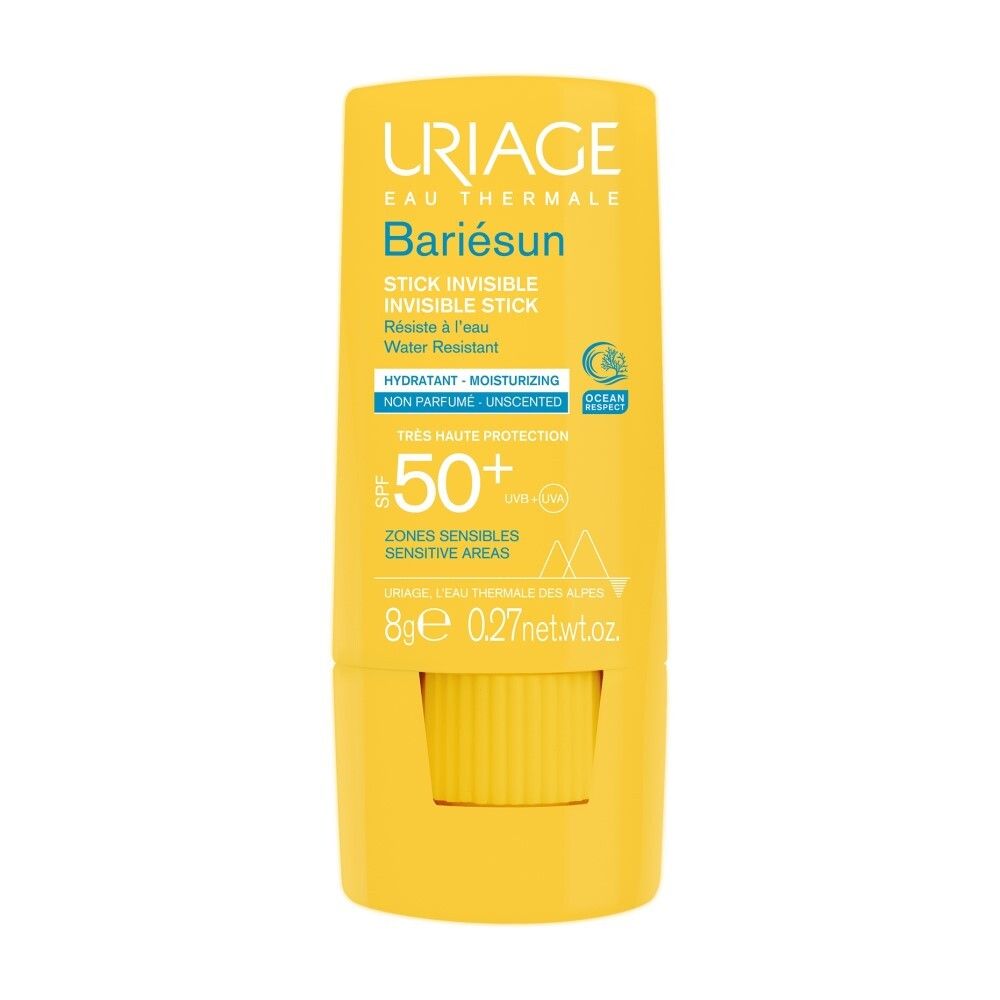 Uriage Bariesun Invisible Stick Невидимый стик для чувствительных зон SPF 50+, 8 гр