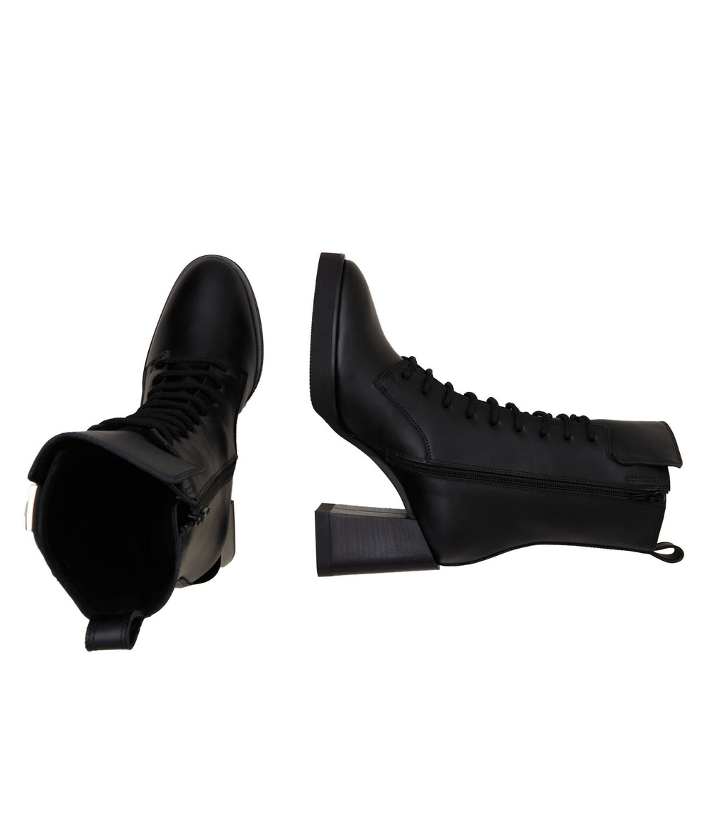 Кожаные ботильоны на каблуке legacy army t.90 Furla - черный(YH24FLG BX2394)