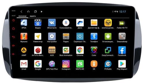 Магнитола для Smart ForTwo/ForFour 2014-2022 - Parafar PF214XHD на Android 13, CarPlay, 4G SIM-слот
