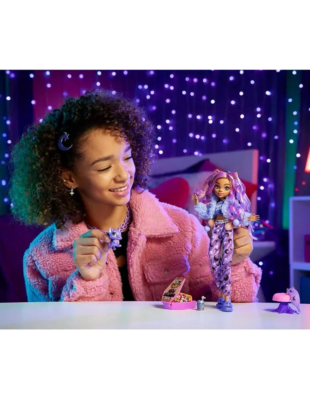 Кукла Monster High «Creepover Party Clawdeen Wolf» HKY67 — вечеринка монстров