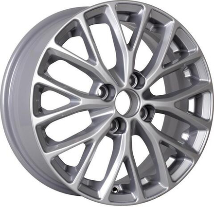 K&K KC782 6x15 4x100 ET 46 Dia 54.1 (silver)