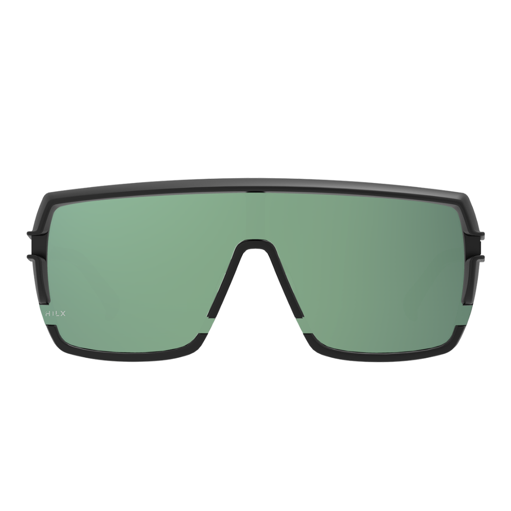 Спортивные очки HILX Youngblood Matt Black / Green Lens