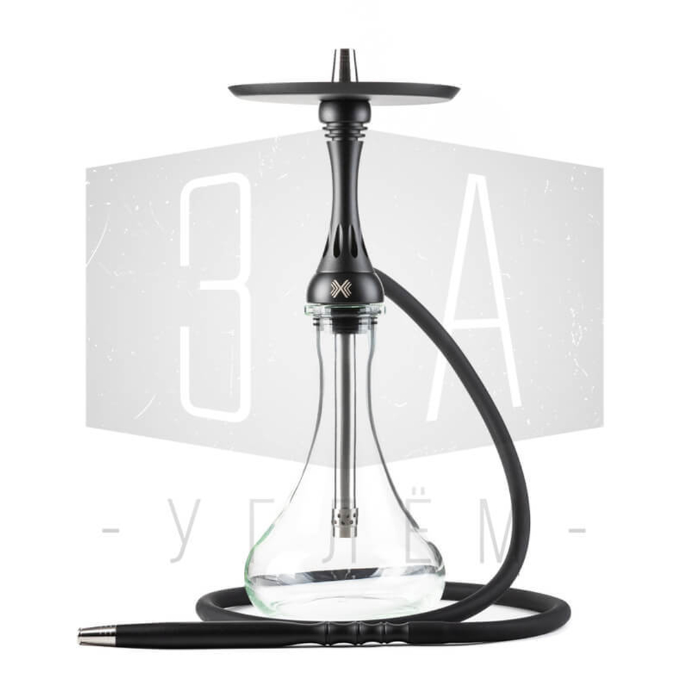 Кальян Alpha Hookah Model X (Black Matte)