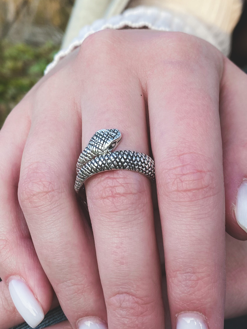 Кольцо ЗМЕЙ, серебро