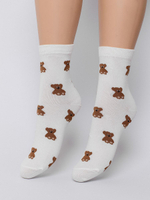 Носки д/девочки TL269 молочный р.20 (Батик), 1 шт.