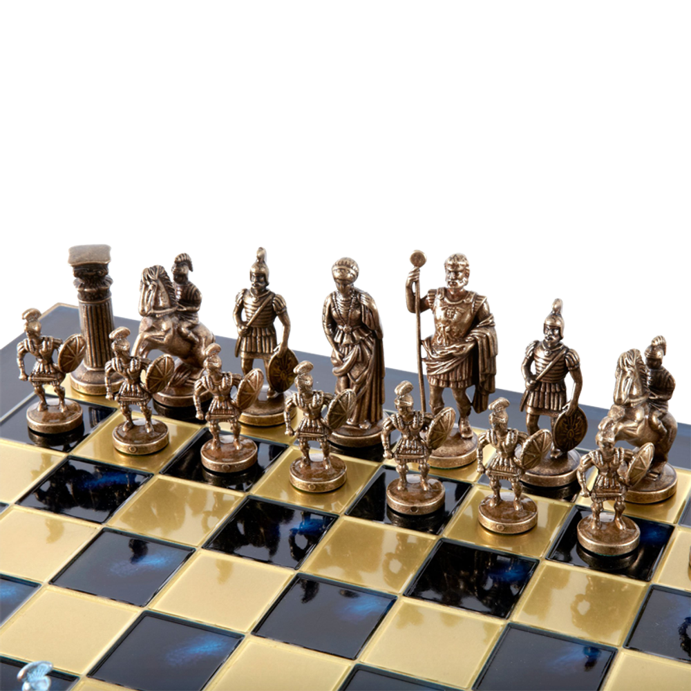 Manopoulos Шахматы металлические эксклюзивные "Греко-Романский Период"