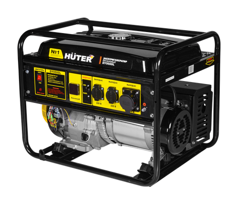 Портативный бензогенератор HUTER DY9500L - [7,5 кВт / 220V]