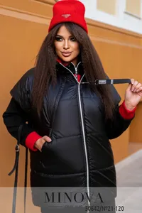 Жилет 21-120-черный Minova